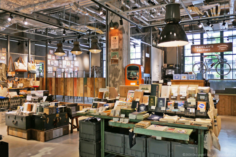 Traveler&#039;s factory shop in Kyoto