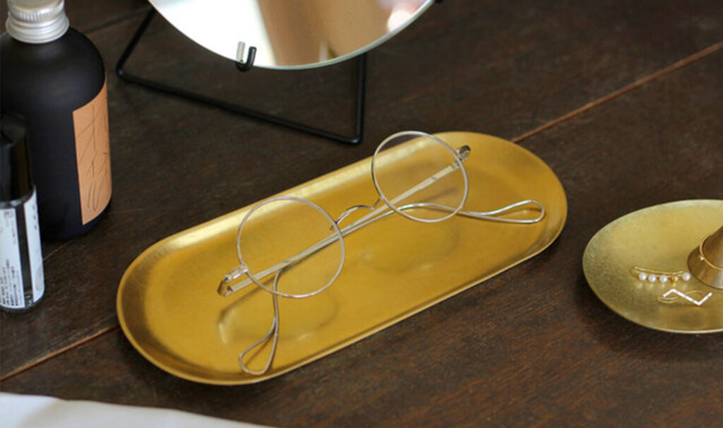 brass tray made in Japan