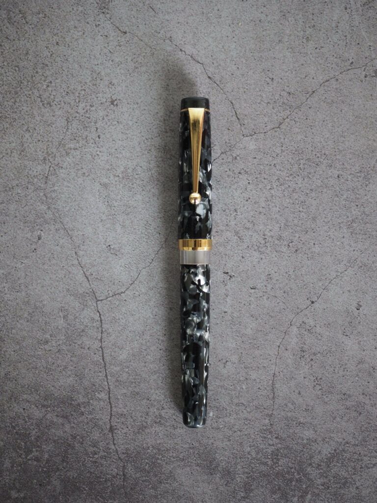 stylo plume Onishi Seisakusho marbre noir
